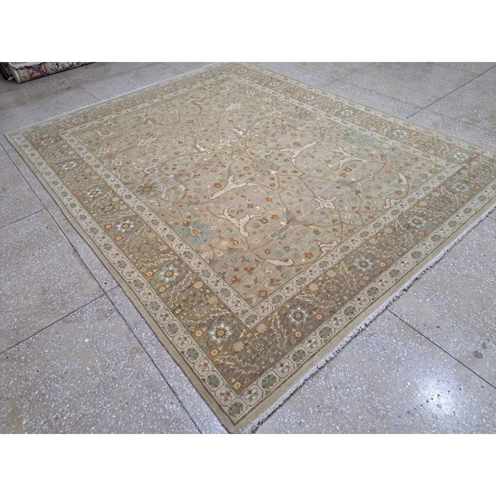 Antique Heriz Inspired Handcrafted Rug. Antique Heriz Look. 100% Wool. Brand New Handmade Carpet Antique Heriz Inspired Handcrafted Rug. Antique Heriz Look. 100% Wool. Brand New Handmade Carpet