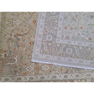 Antique Heriz Inspired Handcrafted Rug. Antique Heriz Look. 100% Wool. Brand New Handmade Carpet