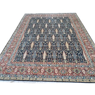 New Hand-Knotted Rug. 100% Wool. Antique Heriz Design. Custom Size Handmade Carpet