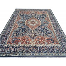 Antique Heriz Inpired Hand-knotted New Rug. 100% Wool. 18th-Century Heriz Style Carpet.