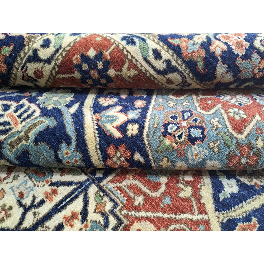 Antique Heriz Inpired Hand-knotted New Rug. 100% Wool. 18th-Century Heriz Style Carpet. Antique Heriz Inpired Hand-knotted New Rug. 100% Wool. 18th-Century Heriz Style Carpet.