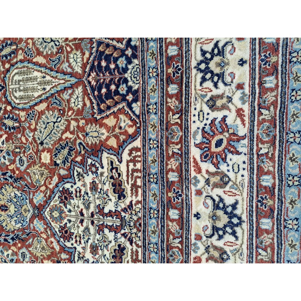 Heriz Inspired Handcrafted Rug. Antique Heriz Look. 100% Wool Brand New Handmade Carpet