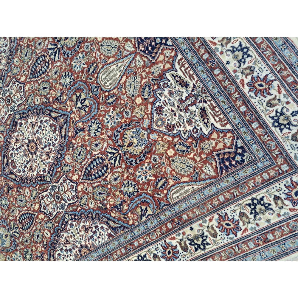 Heriz Inspired Handcrafted Rug. Antique Heriz Look. 100% Wool Brand New Handmade Carpet