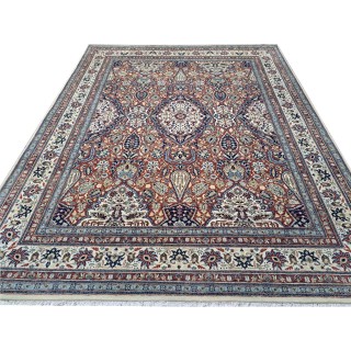Heriz Inspired Handcrafted Rug. Antique Heriz Look. 100% Wool Brand New Handmade Carpet