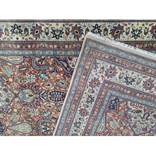 Heriz Inspired Handcrafted Rug. Antique Heriz Look. 100% Wool Brand New Handmade Carpet