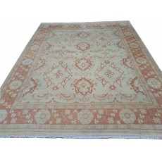 100% Wool Oushak Style Rug. Hand-Knotted Carpet. Custom Options Available