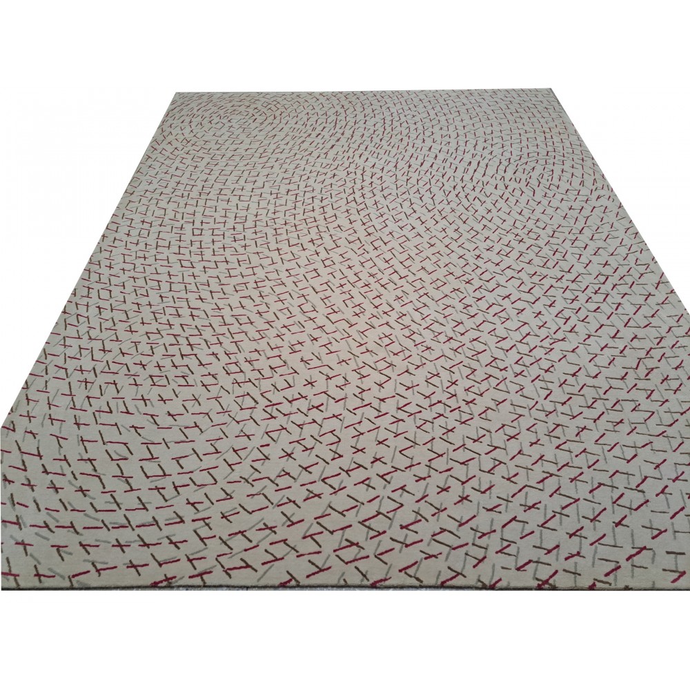 High-Quality Hand-Knotted Nepalese Rug. 100% Natural Wool. Custom Size Handmade Carpet