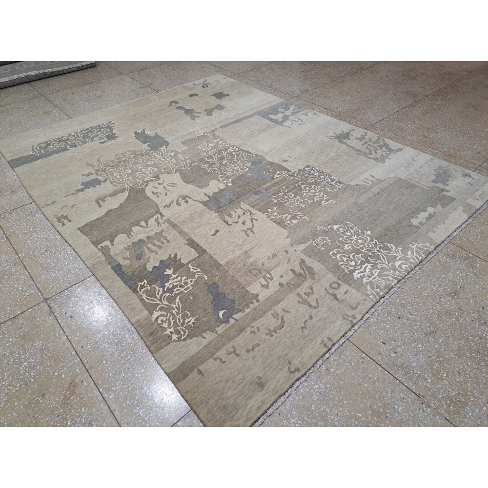 Hand-Knotted Nepalese Rug. 100% Wool. Brand New Carpet. Custom Options Available Hand-Knotted Nepalese Rug. 100% Wool. Brand New Carpet. Custom Options Available