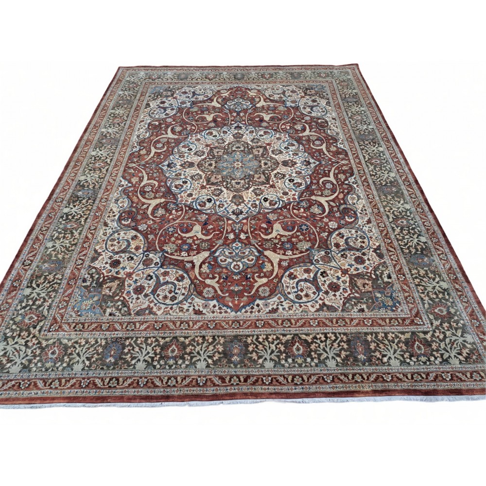 18th-century Heriz Design Area Rug. All Wool. Handmade Antique Style Carpet. Living Room Decor 18th-century Heriz Design Area Rug. All Wool. Handmade Antique Style Carpet. Living Room Decor