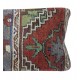 Hand-knotted Turkish Wool Rug Cushion Cover. Rustic Throw Pillow. Home Gift. Lumbar Pillow Cover