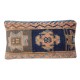 Traditional Turkish Rug Pillow. Handknotted Wool Rug Cushion Cover. Vintage Toss Pillow. Lumbar Pillow Cover Traditional Turkish Rug Pillow. Handknotted Wool Rug Cushion Cover. Vintage Toss Pillow. Lumbar Pillow Cover