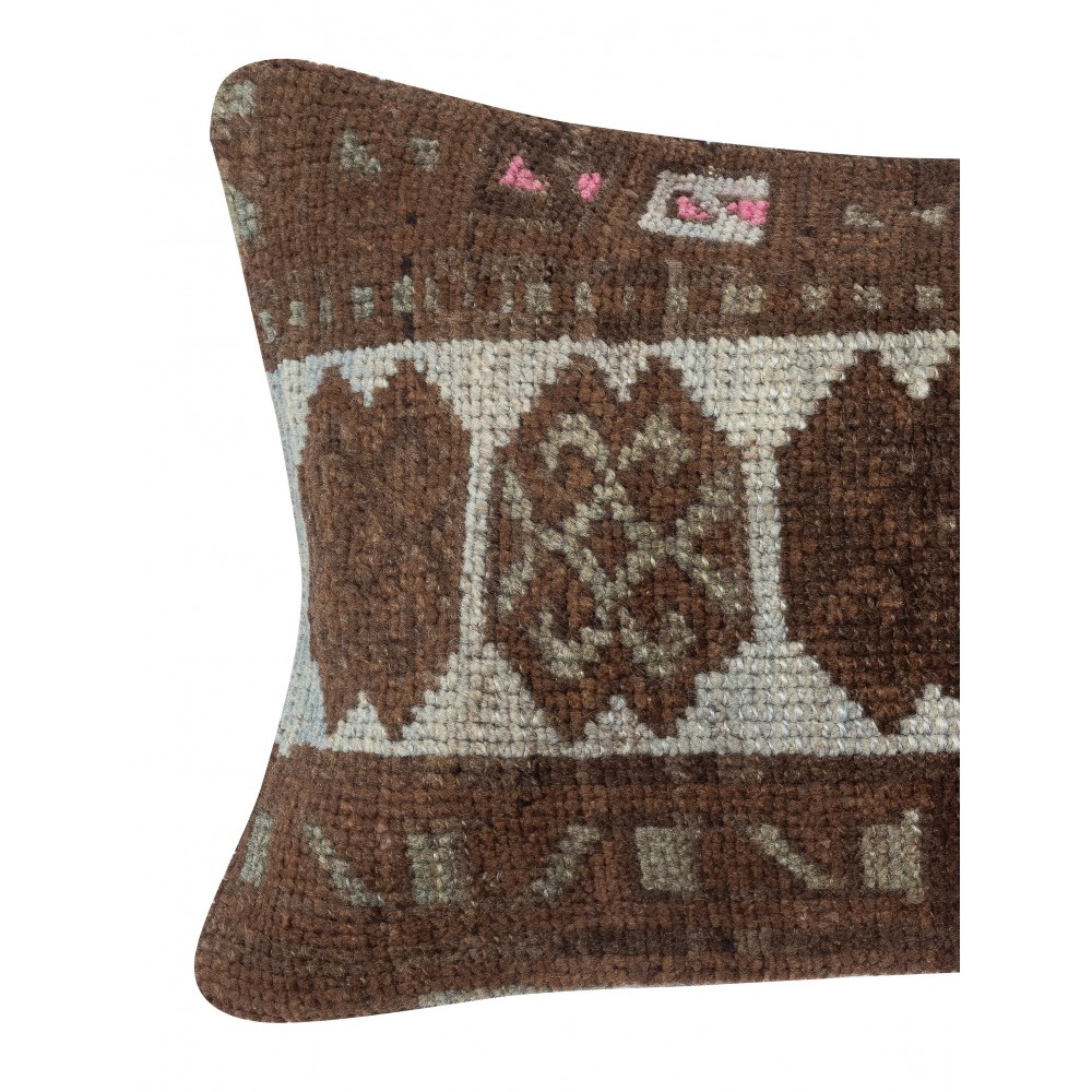 Traditional Turkish Wool Cushion Cover. Handmade Rug Throw Pillow. Home Gift. Lumbar Pillow Cover Traditional Turkish Wool Cushion Cover. Handmade Rug Throw Pillow. Home Gift. Lumbar Pillow Cover