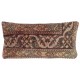 Vintage Handmade Wool Rug Cushion Cover. Rug Pillow. Turkish Lumbar Pillow Cover Vintage Handmade Wool Rug Cushion Cover. Rug Pillow. Turkish Lumbar Pillow Cover