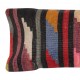 Hand-Woven Kilim Cushion Cover. Vintage Lumbar Pillow Cover. Rustic Accent Pillow. Turkish Throw Pillow Cover Hand-Woven Kilim Cushion Cover. Vintage Lumbar Pillow Cover. Rustic Accent Pillow. Turkish Throw Pillow Cover