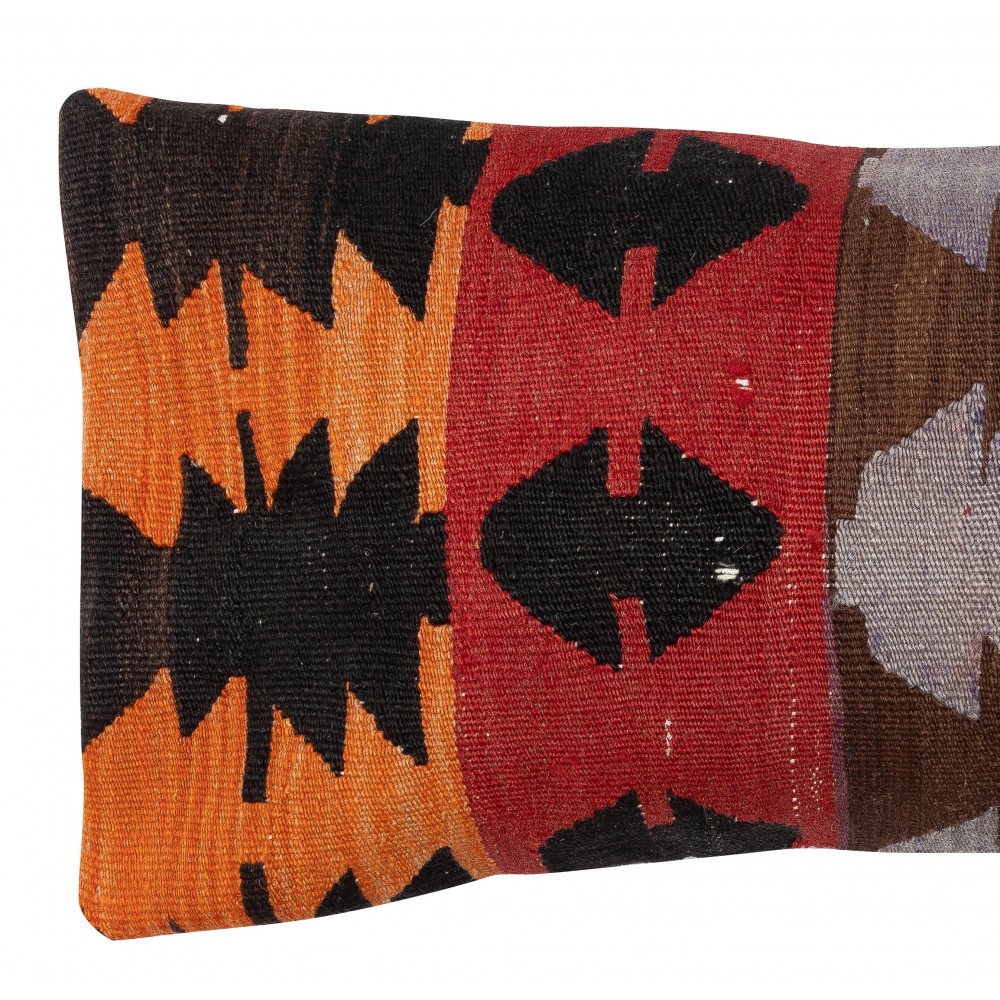 Vintage Kilim Cushion Cover. Hand-Made Lumbar Pillow Cover. Turkish Accent Pillow. Bohemian Throw Pillow Cover Vintage Kilim Cushion Cover. Hand-Made Lumbar Pillow Cover. Turkish Accent Pillow. Bohemian Throw Pillow Cover