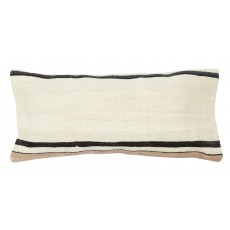 Handwoven Turkish Kilim Cushion Cover. Vintage Accent Pillow. Hemp Throw Pillow. Lumbar Pillow Cover