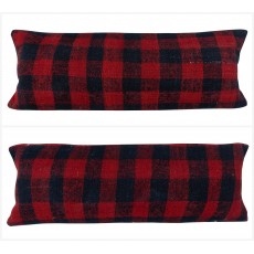 SET OF 2 - Hand-Woven Kilim Cushion Covers. Vintage Lumbar Pillow Covers. Turkish Accent Pillows. A pair of Lace Pillow Covers
