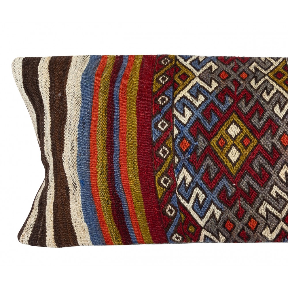 Vintage Kilim Cushion Cover. Hand-Woven Pillowcase. Turkish Accent Pillow. Bohemian Throw Pillow Cover. Lumbar Pillow Cover Vintage Kilim Cushion Cover. Hand-Woven Pillowcase. Turkish Accent Pillow. Bohemian Throw Pillow Cover. Lumbar Pillow Cover