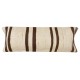 SET OF 2 - Hand-Woven Kilim Cushion Covers. Vintage Hemp Throw Pillows. Turkish Lace Pillows. A pair of Lumbar Pillow Covers