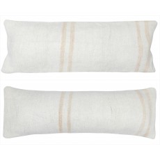 SET OF 2 - Handwoven Hemp Cushion Covers. Vintage Kilim Lumbar Pillow Covers. Turkish Accent Pillows. A pair of Lace Pillows