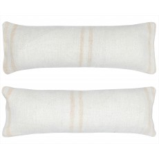 SET OF 2 - Handwoven Hemp Lumbar Pillow Covers. Vintage Kilim Throw Pillow Covers. Turkish Accent Pillows. A pair of Cushion Covers