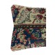 Vintage Turkish Rug Pillow Cover. Handmade Lumbar Pillow Cover. Rustic Cushion Cover Vintage Turkish Rug Pillow Cover. Handmade Lumbar Pillow Cover. Rustic Cushion Cover