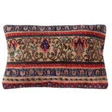 Rustic style Wool Cushion Cover. Vintage Turkish Rug Pillow. Handmade Lumbar Pillow Cover