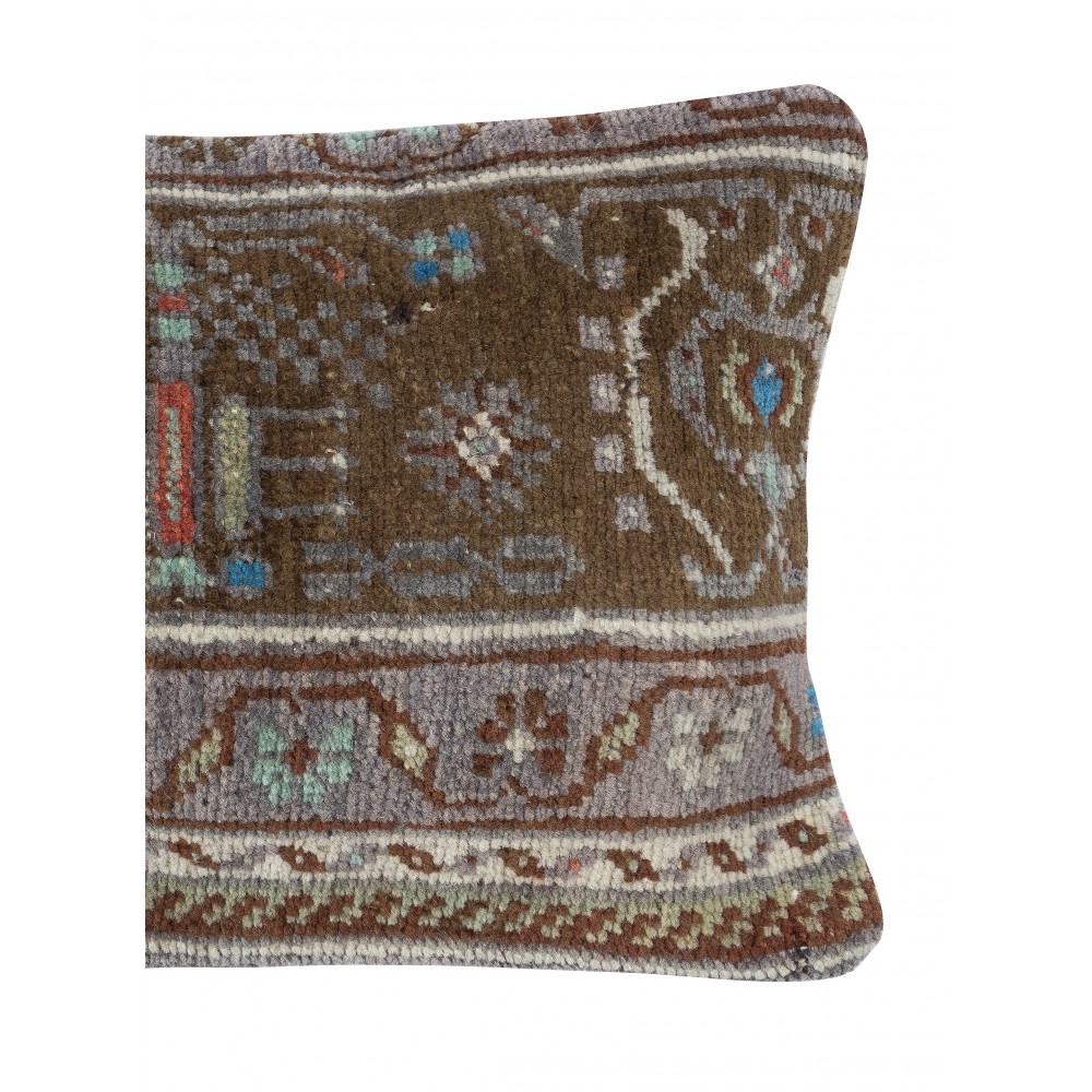 Vintage Toss Pillow Cover. Decorative Handmade Turkish Rug Cushion Cover Vintage Toss Pillow Cover. Decorative Handmade Turkish Rug Cushion Cover
