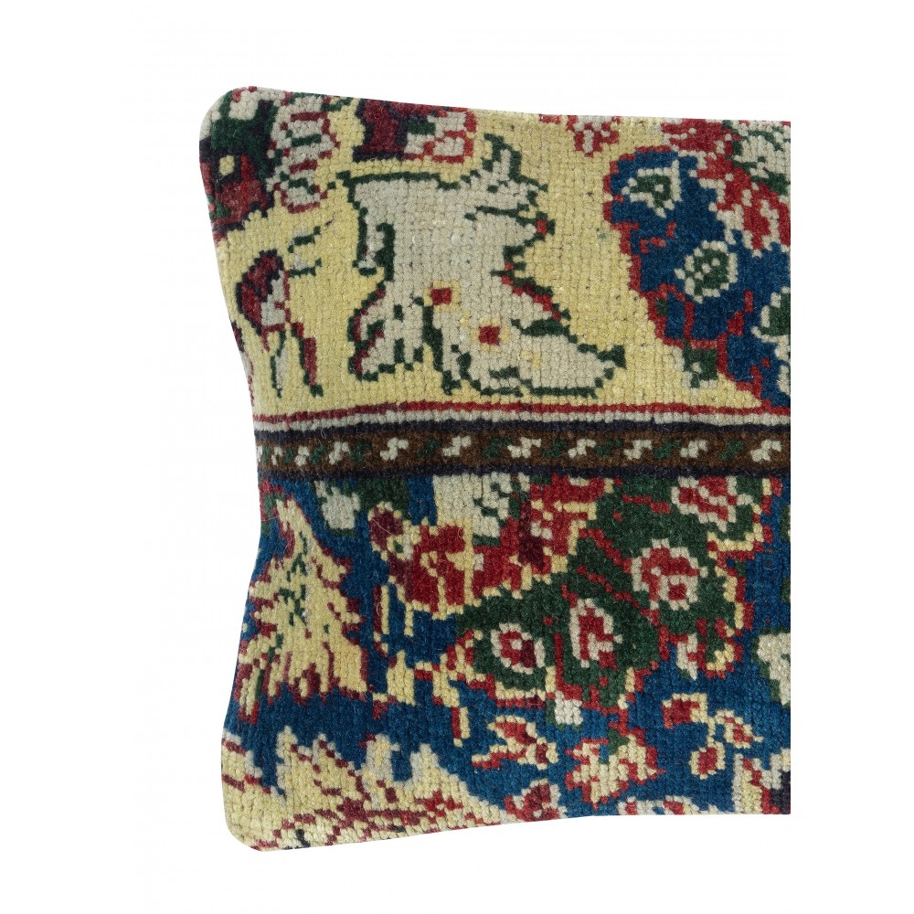 Traditional Turkish Wool Cushion Cover. Handmade Rug Pillow. Vintage Throw Pillow Traditional Turkish Wool Cushion Cover. Handmade Rug Pillow. Vintage Throw Pillow