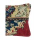 Traditional Turkish Wool Cushion Cover. Handmade Rug Pillow. Vintage Throw Pillow Traditional Turkish Wool Cushion Cover. Handmade Rug Pillow. Vintage Throw Pillow