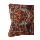 Handknotted Turkish Wool Cushion Cover. Rug Throw Pillow. Home Gift. Vintage Toss Pillow Handknotted Turkish Wool Cushion Cover. Rug Throw Pillow. Home Gift. Vintage Toss Pillow