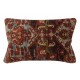 Handknotted Turkish Wool Cushion Cover. Rug Throw Pillow. Home Gift. Vintage Toss Pillow Handknotted Turkish Wool Cushion Cover. Rug Throw Pillow. Home Gift. Vintage Toss Pillow