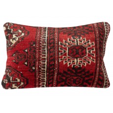 Handmade Turkish Wool Cushion Cover. Handmade Rug Pillow. Rustic Throw Pillow