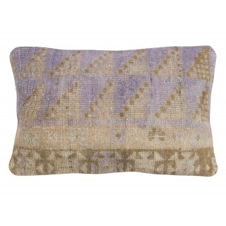 Vintage Handmade Rug Cushion Cover. Turkish Wool Pillowcase. Home Decor Throw Pillow Cover