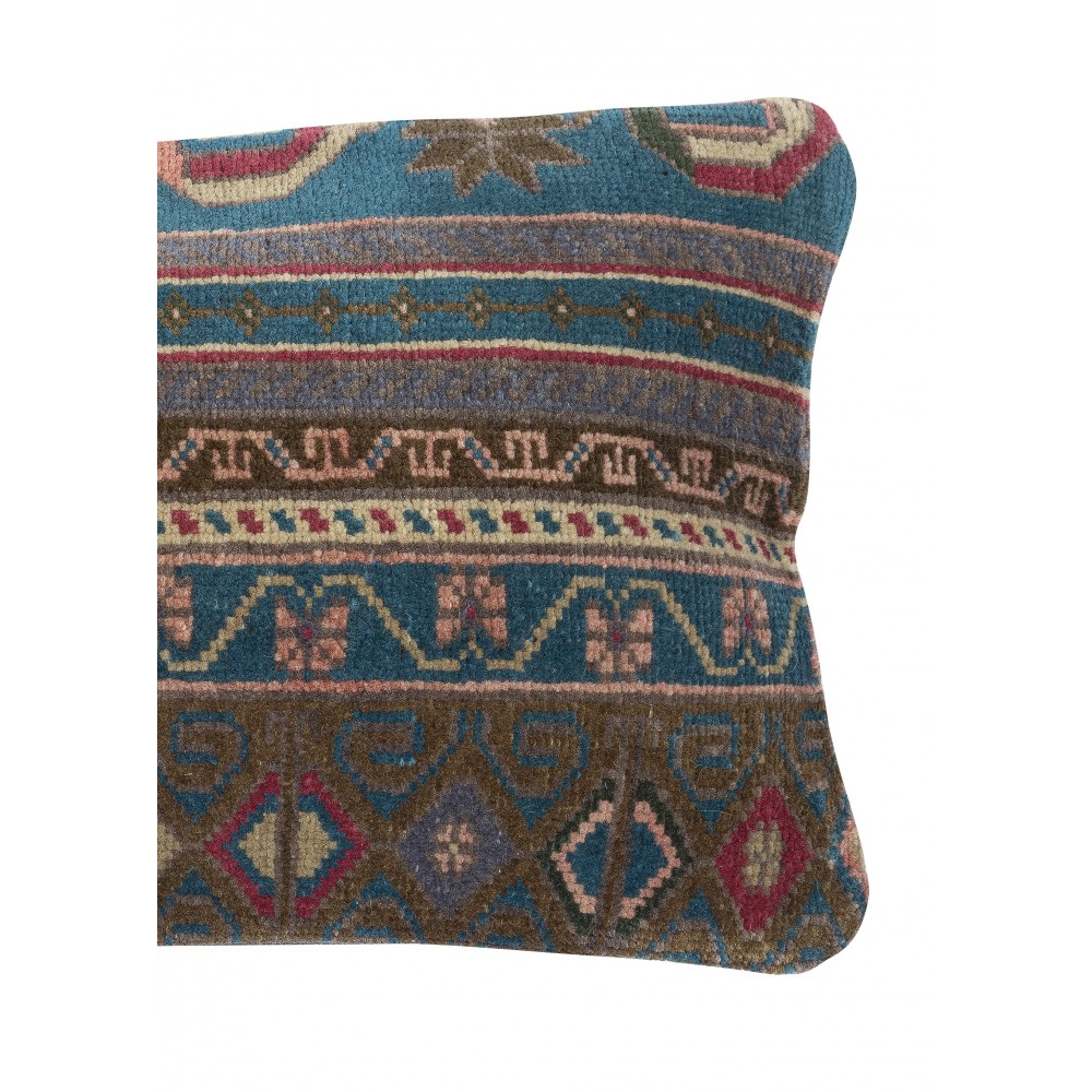 Handmade Turkish Wool Rug Cushion Cover. Bohemian Home Decor. Vintage Toss Pillow Cover Handmade Turkish Wool Rug Cushion Cover. Bohemian Home Decor. Vintage Toss Pillow Cover