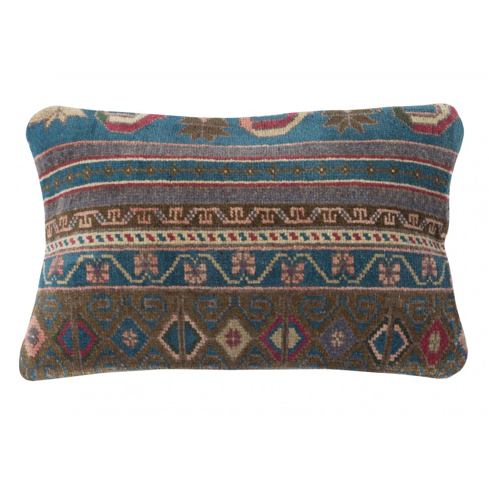 Handmade Turkish Wool Rug Cushion Cover. Bohemian Home Decor. Vintage Toss Pillow Cover Handmade Turkish Wool Rug Cushion Cover. Bohemian Home Decor. Vintage Toss Pillow Cover