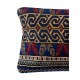 Vintage Wool Cushion Cover. Handknotted Rug Pillow. Ethnic Home Decor. Turkish Throw Pillow