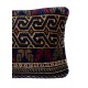 Vintage Wool Cushion Cover. Handknotted Rug Pillow. Ethnic Home Decor. Turkish Throw Pillow