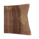 Vintage Kilim Cushion Cover. Hand-Woven Pillowcase. Turkish Accent Pillow. Bohemian Throw Pillow Cover