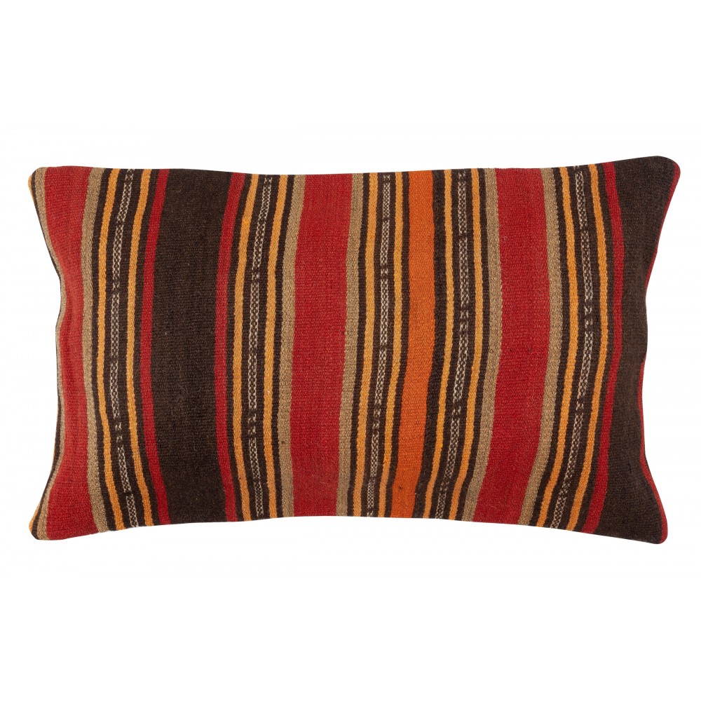 SET OF 2 - Hand-Woven Kilim Cushion Covers. Vintage Throw Pillows. Turkish Accent Pillows. A pair of Lace Pillow Covers