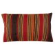 SET OF 2 - Hand-Woven Kilim Cushion Covers. Vintage Throw Pillows. Turkish Accent Pillows. A pair of Lace Pillow Covers