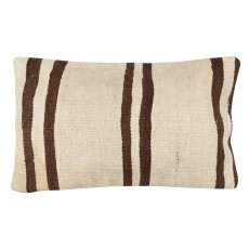 Vintage Kilim Cushion Cover. Hand-Woven Pillowcase. Turkish Accent Pillow. Hemp Throw Pillow Cover