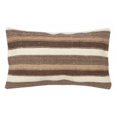 Handwoven Turkish Kilim Cushion Cover. Vintage Accent Pillow. Rustic Throw Pillow