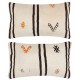 SET OF 2 - Hand-Woven Hemp Kilim Cushion Covers. Vintage Throw Pillows. Turkish Accent Pillows. A pair of Pillowcases SET OF 2 - Hand-Woven Hemp Kilim Cushion Covers. Vintage Throw Pillows. Turkish Accent Pillows. A pair of Pillowcases