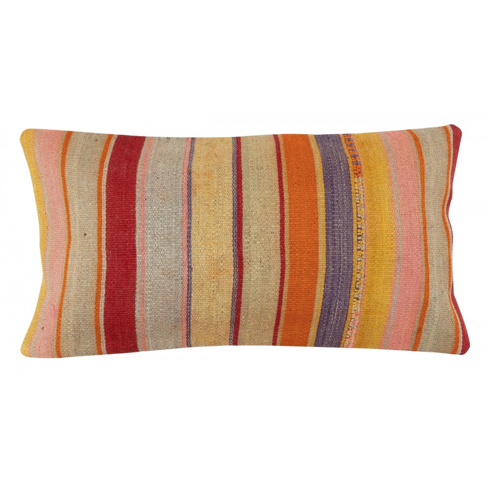 Vintage Kilim Lumbar Pillow Cover. Hand-Woven Cushion Covers. Turkish Accent Pillow. Authentic Throw Pillow Cover Vintage Kilim Lumbar Pillow Cover. Hand-Woven Cushion Covers. Turkish Accent Pillow. Authentic Throw Pillow Cover
