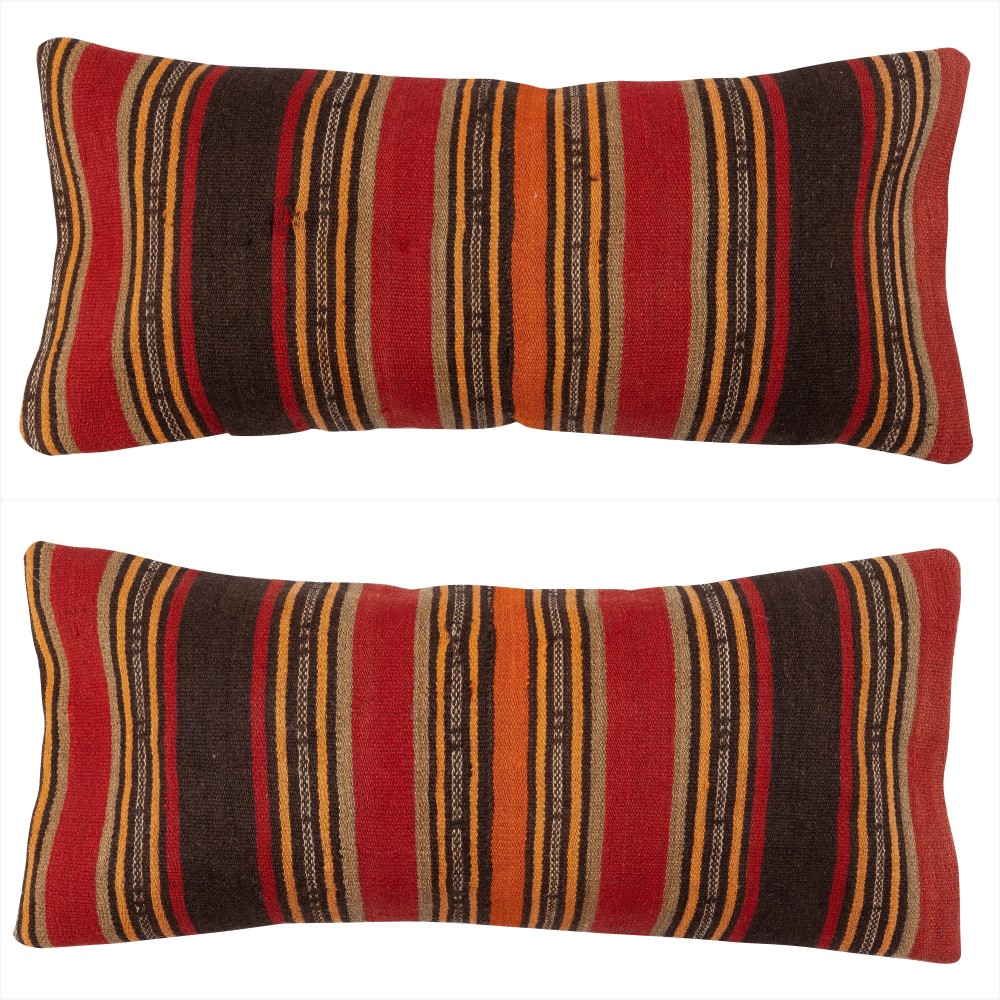 SET OF 2 - Hand-Woven Kilim Cushion Covers. Vintage Throw Pillows. Turkish Lumbar Pillow Covers. A pair of Lace Pillow Covers SET OF 2 - Hand-Woven Kilim Cushion Covers. Vintage Throw Pillows. Turkish Lumbar Pillow Covers. A pair of Lace Pillow Covers