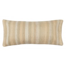 Natural Hemp Cushion Cover. Vintage Kilim Pillowcase. Farmhouse decor Accent Pillow. Handwoven Lace Pillow. Lumbar Pillow Cover