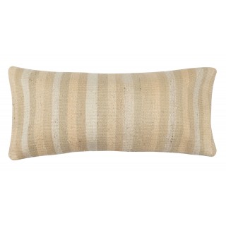 Natural Hemp Cushion Cover. Vintage Kilim Pillowcase. Farmhouse decor Accent Pillow. Handwoven Lace Pillow. Lumbar Pillow Cover