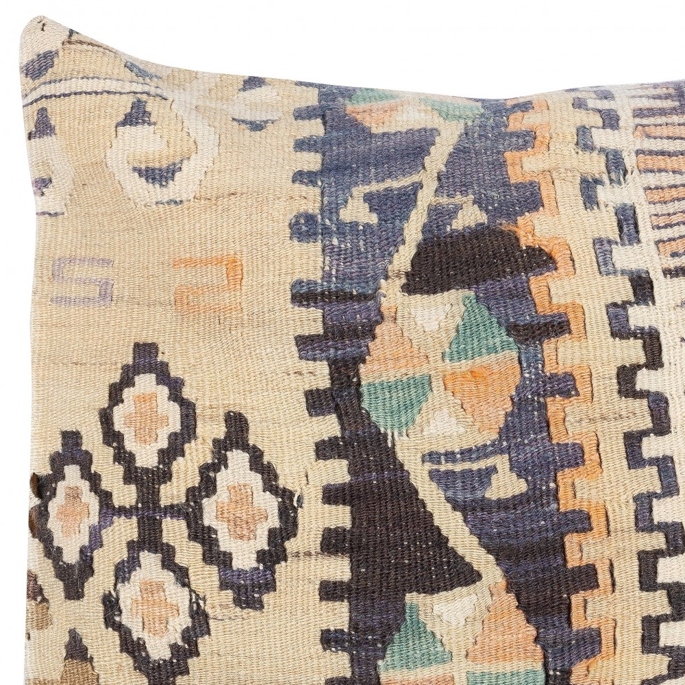 Handwoven Turkish Kilim Cushion Cover. Vintage Accent Pillow. Rustic Throw Pillow Handwoven Turkish Kilim Cushion Cover. Vintage Accent Pillow. Rustic Throw Pillow
