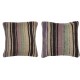 SET OF 2 - Hand-Woven Kilim Cushion Covers. Vintage Throw Pillows. Turkish Accent Pillows. A pair of Lace Pillow Covers SET OF 2 - Hand-Woven Kilim Cushion Covers. Vintage Throw Pillows. Turkish Accent Pillows. A pair of Lace Pillow Covers